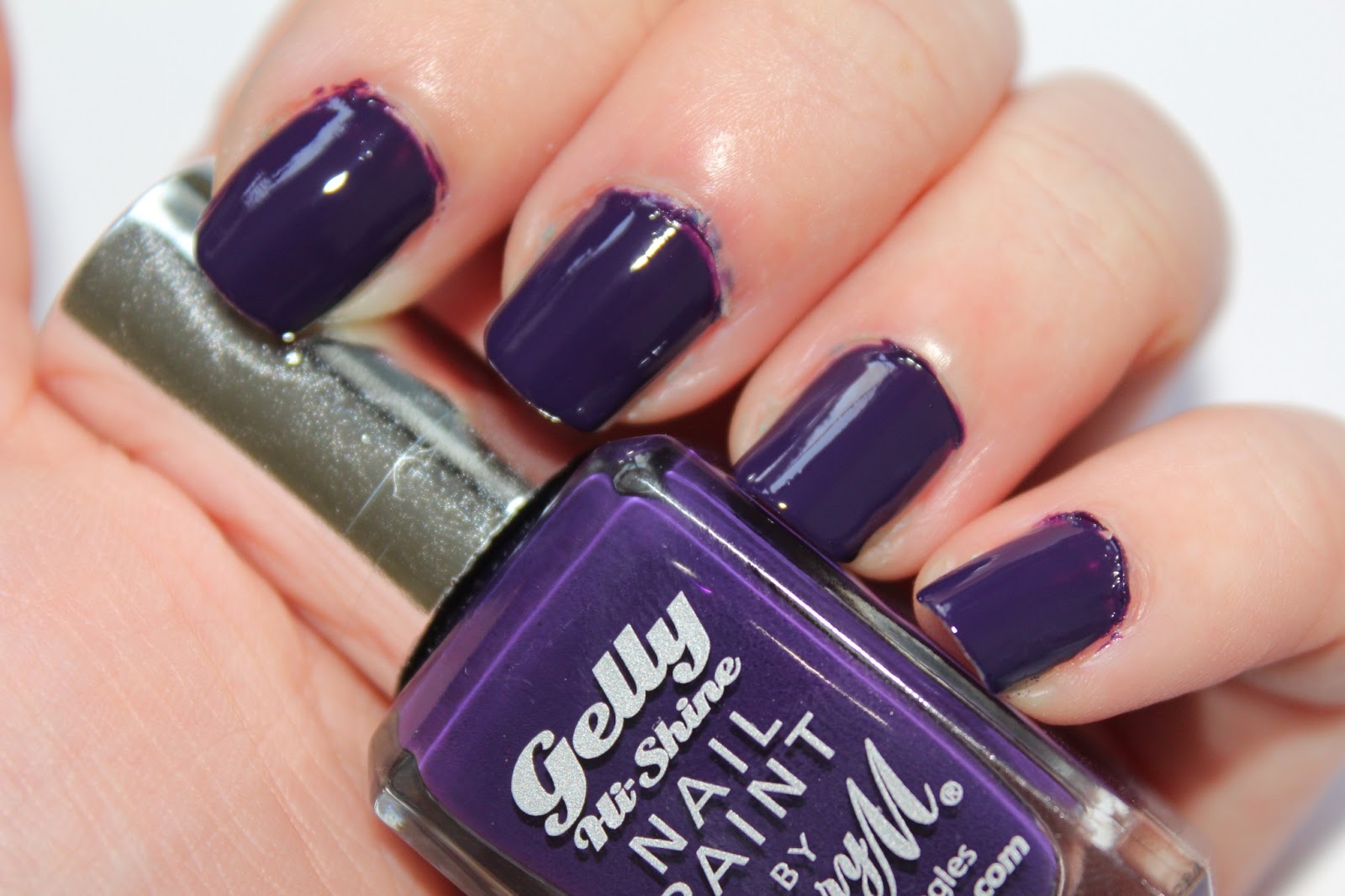 Knickers & Nail Polish Barry M Blackberry High Shine Gelly Review