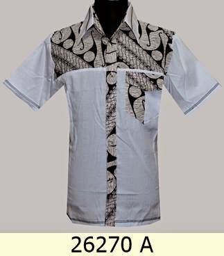 Gambar terbaru foto model baju pria kombinasi batik terbaik murah