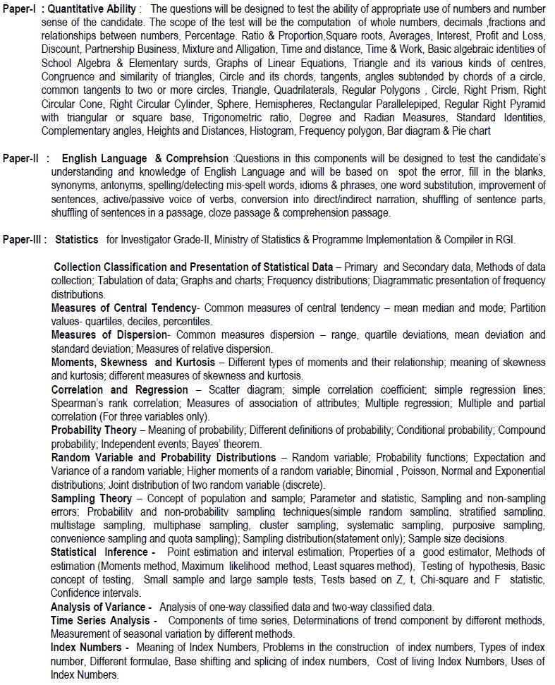 Ssc Cgl Syllabus Pdf