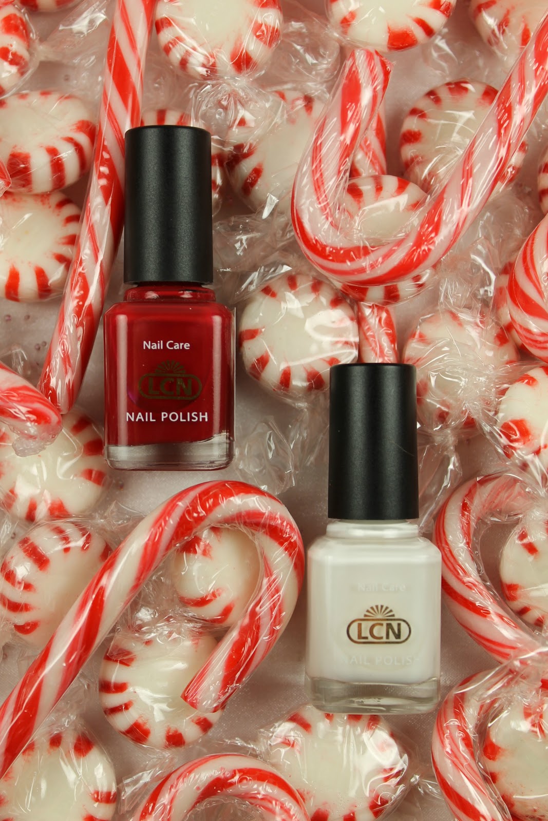Shine Beauty Beacon: Candy Cane Couture: Merry Mint Manis