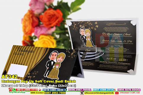 Undangan Pop Up Soft Cover Budi Endah