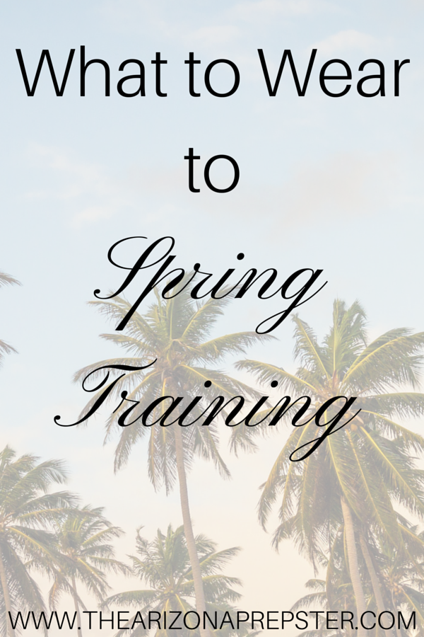 What to Wear to Spring Training! Creatively Lauren