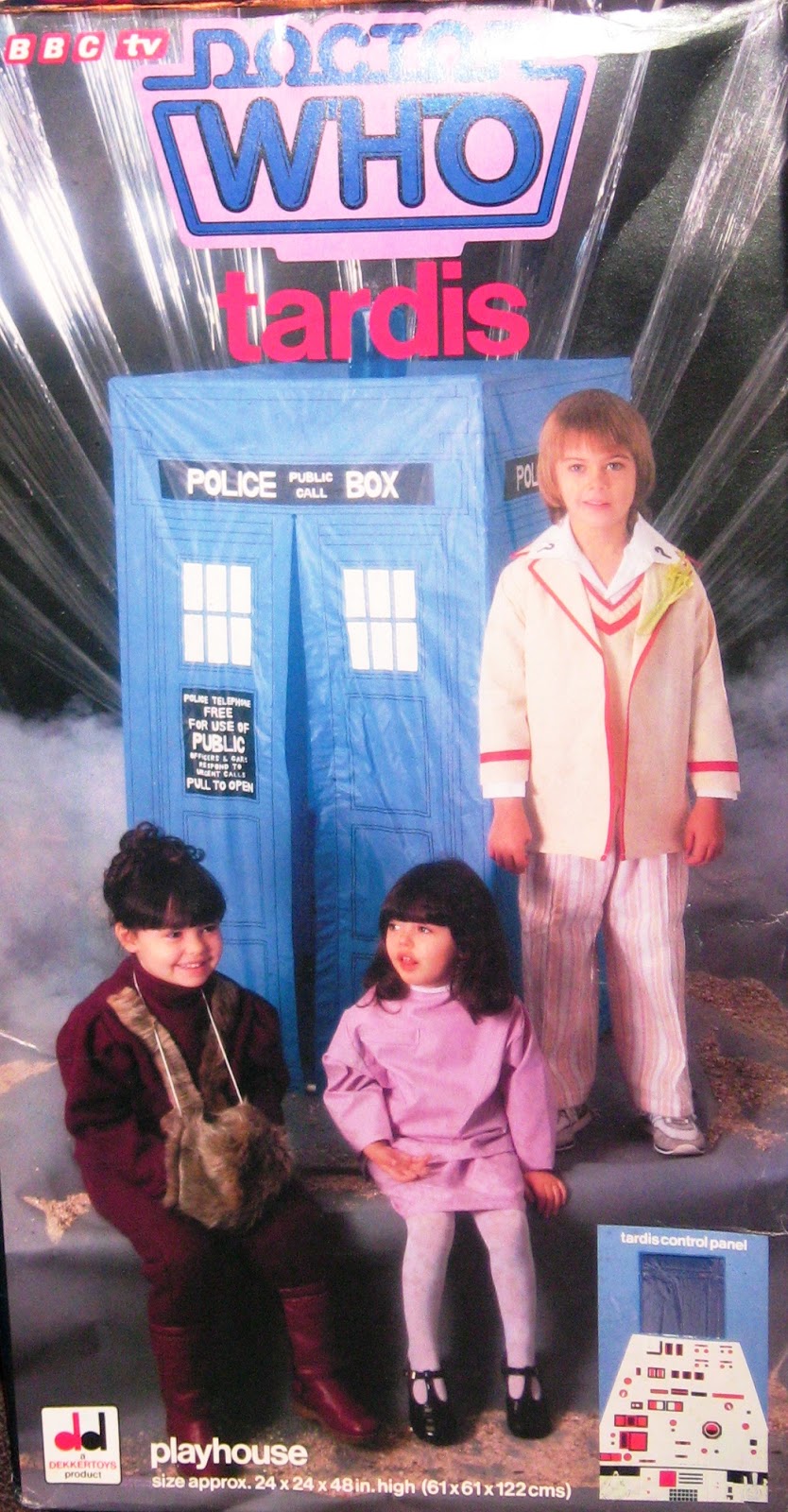 John Kenneth Muir's Reflections on Cult Movies and Classic TV: Collectible  of the Week: Doctor Who Tardis Playhouse (Dekker Toys; 1982)