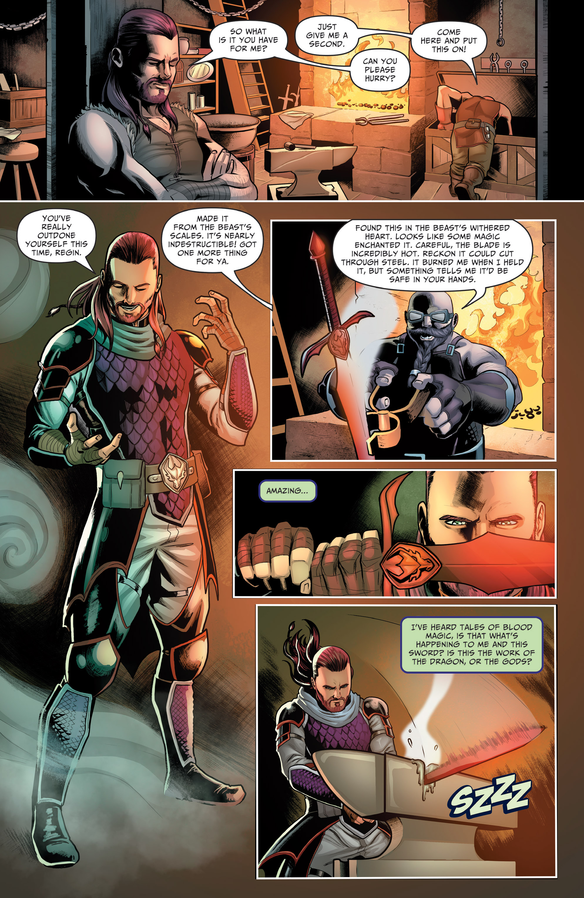 Read online Dragonsblood comic -  Issue #2 - 19