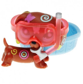 Littlest Pet Shop Postcard Pets Dachshund (#1010) Pet