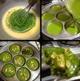 Cara membuat kue cubit green tea