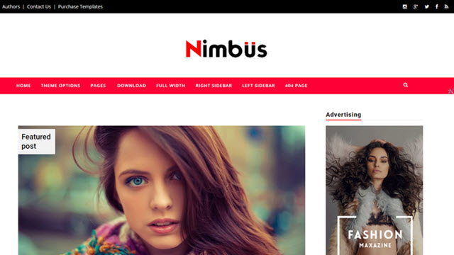 nimbus viral posts buzz blogger template blogger templates for authors