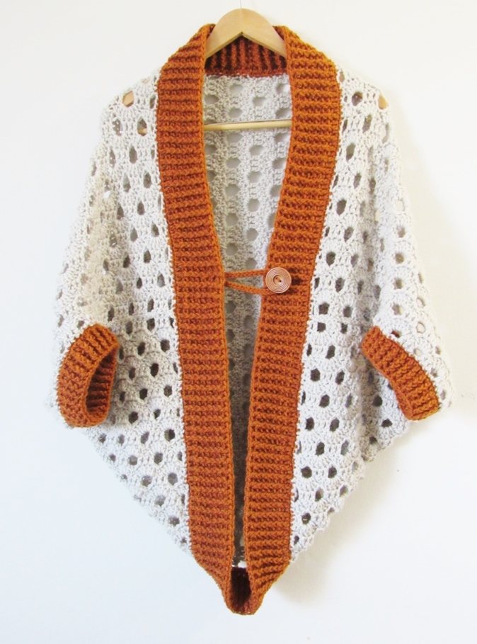 blanket cardigan crochet