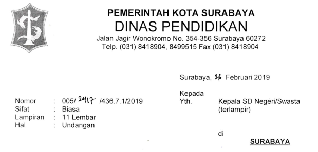 Pengumuman Hasil Osn Sd 2019 Tingkat Kecamatan Se Kota Surabaya Yang Lolos Ke Osk Sd Kota Surabaya 2019 Tomatalikuang Com Berita Pendidikan Terbaru