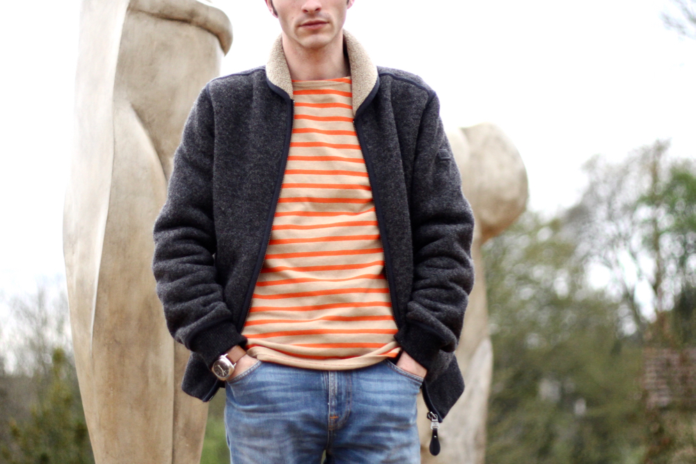 BLOG-MODE-HOMME-STYLE-masculin-saint-james-marinière-blouson-aigle-paraboot-blue-jeans-nudie-loose-skinny-brassempouy-dame-landes-printemps-architecture