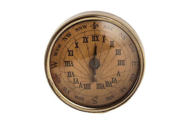  18th C Sundile Compass 