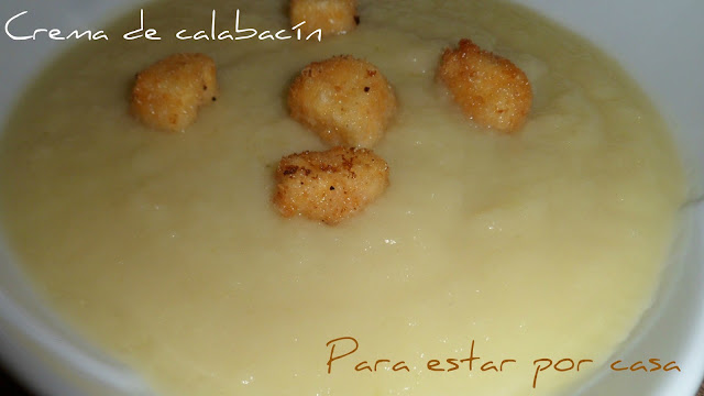  Crema de calabacín 