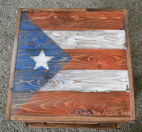 DIY Flag Table >> Over The Apple Tree