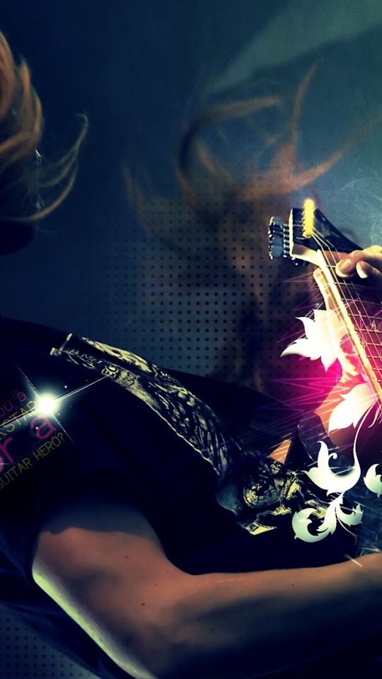   Playing Guitar   Galaxy Note HD Wallpaper