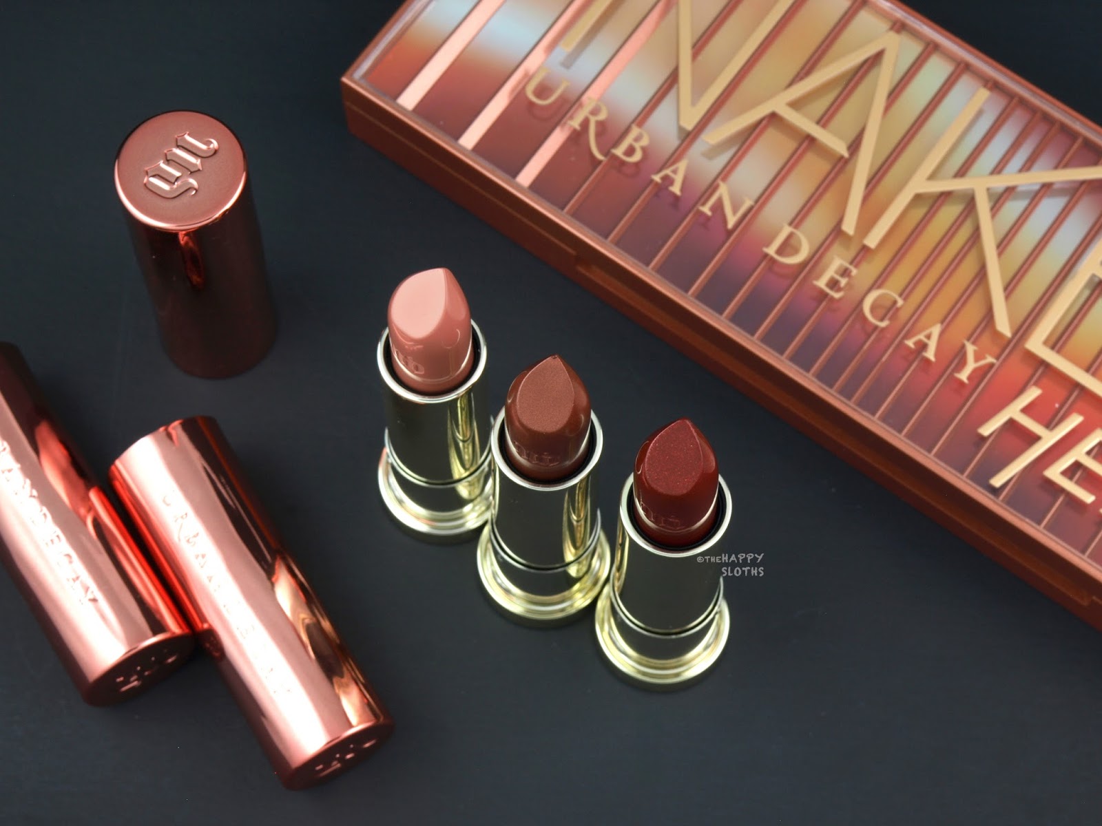 Urban Decay Naked Heat Vice Lipsticks: Review and Swatches