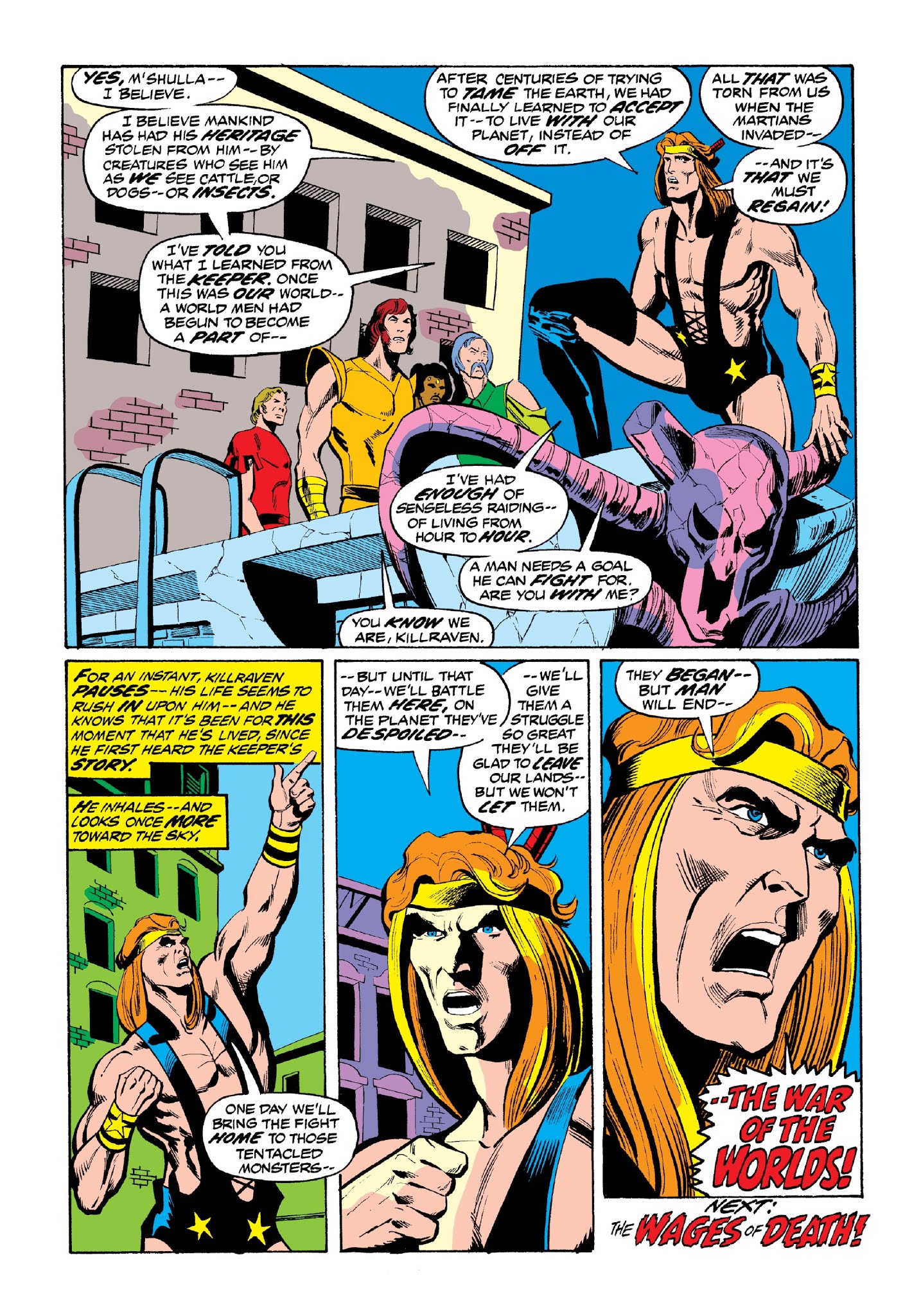 Read online Marvel Masterworks: Killraven comic -  Issue # TPB 1 (Part 1) - 53