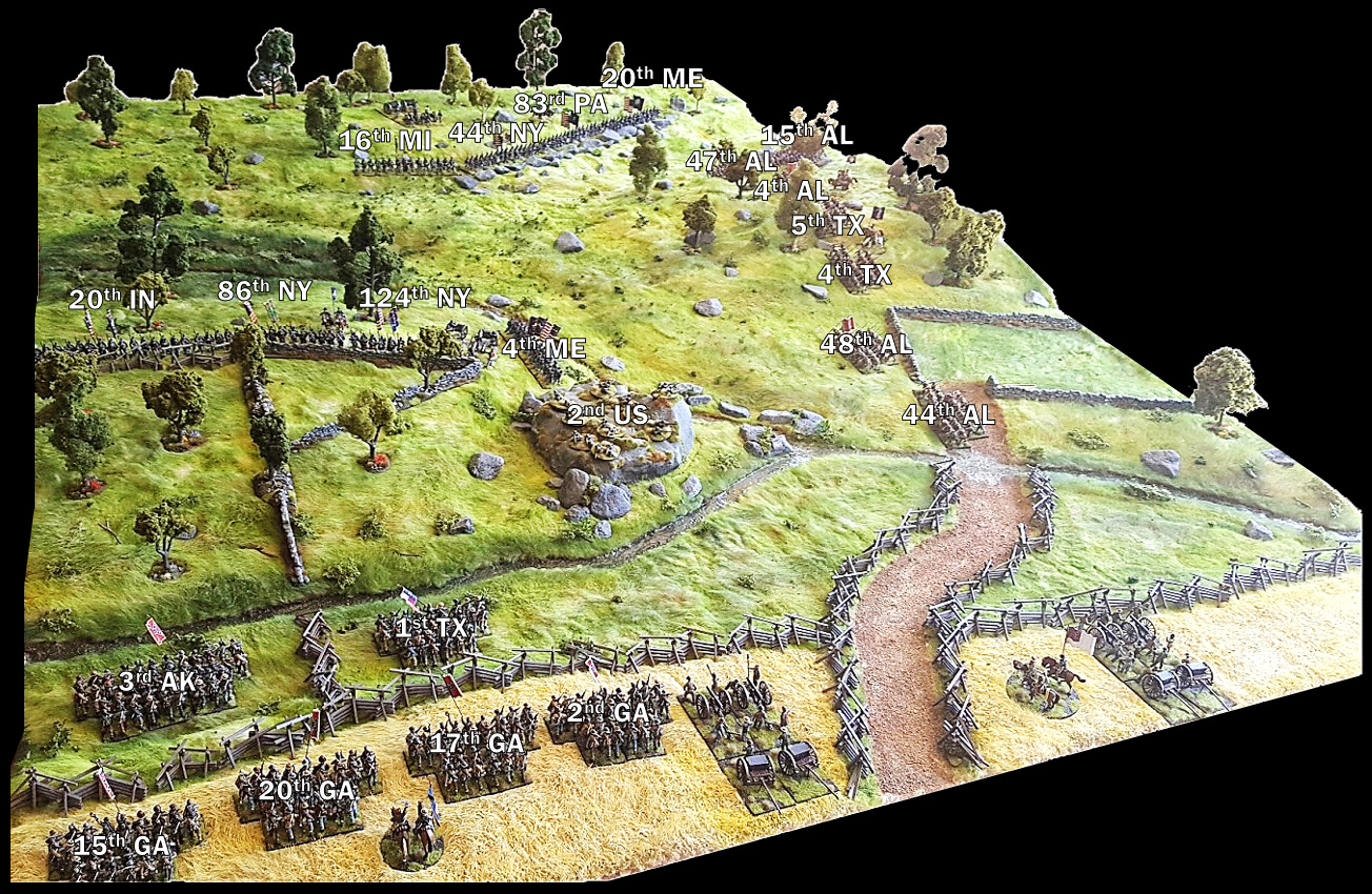 Jay's Wargaming Madness ACW Scenario Little Round Top