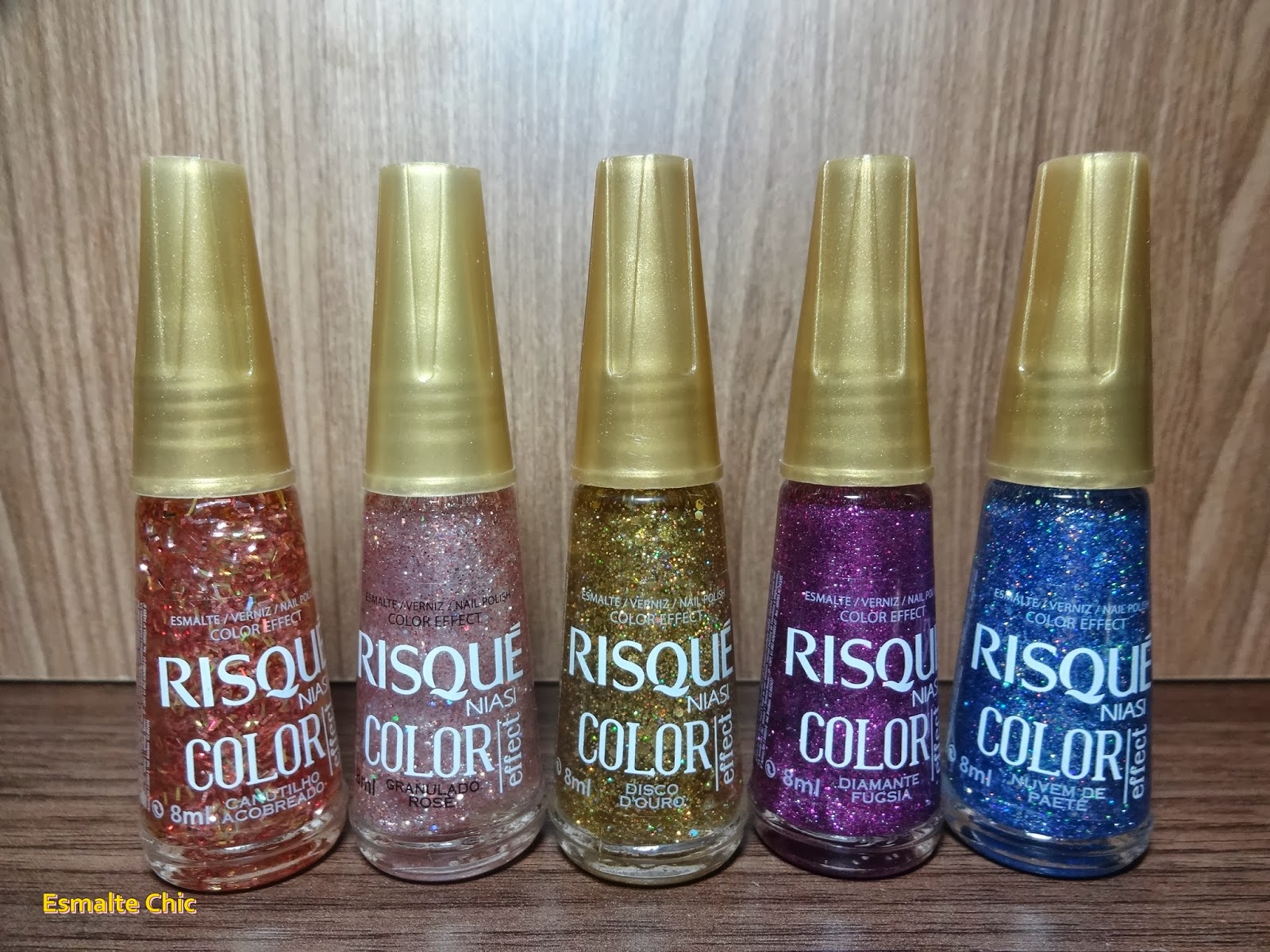 Esmalte Chic: Coleção Especial Risqué COLOR effect - Swatches!