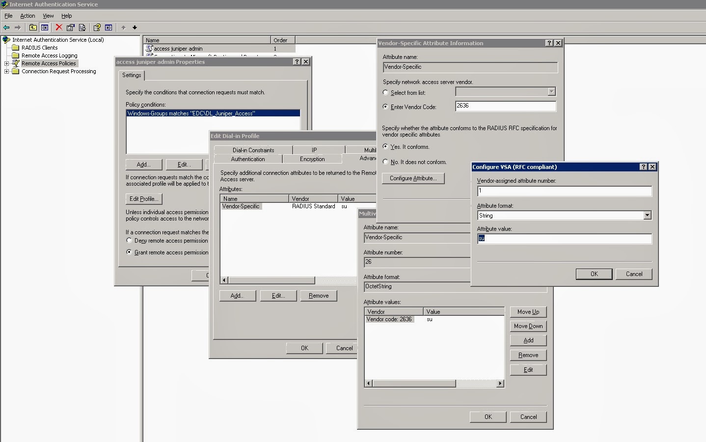 Juniper Radius Attributes at Joseph Ussery blog