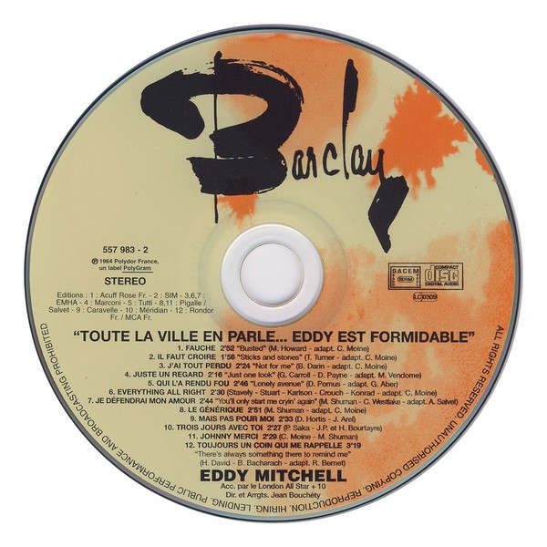 Eddy Mitchell Chain Gang Je Reviendra Eddy Mitchell Chain Gang Je Reviendra