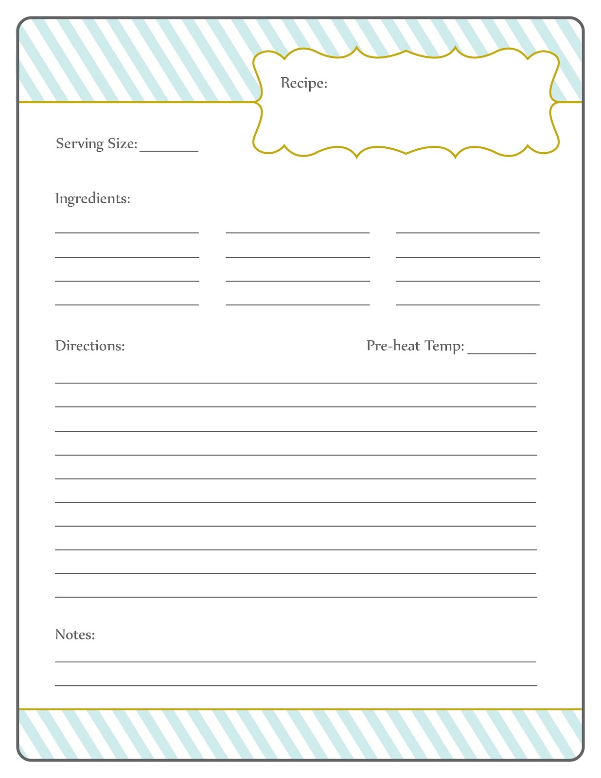 Free Recipe Book Template Free Recipe Book Template