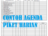Format Agenda Piket Harian Guru dan Siswa di Sekolah Versi Excel Format Agenda Piket Harian Guru dan Siswa di Sekolah Versi Excel