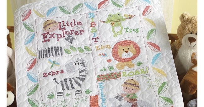 Weekend Kits Blog: Baby Cross Stitch Kits - Safari & Mermaid Themes