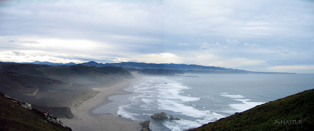 Bayas Beach in Asturias Spain