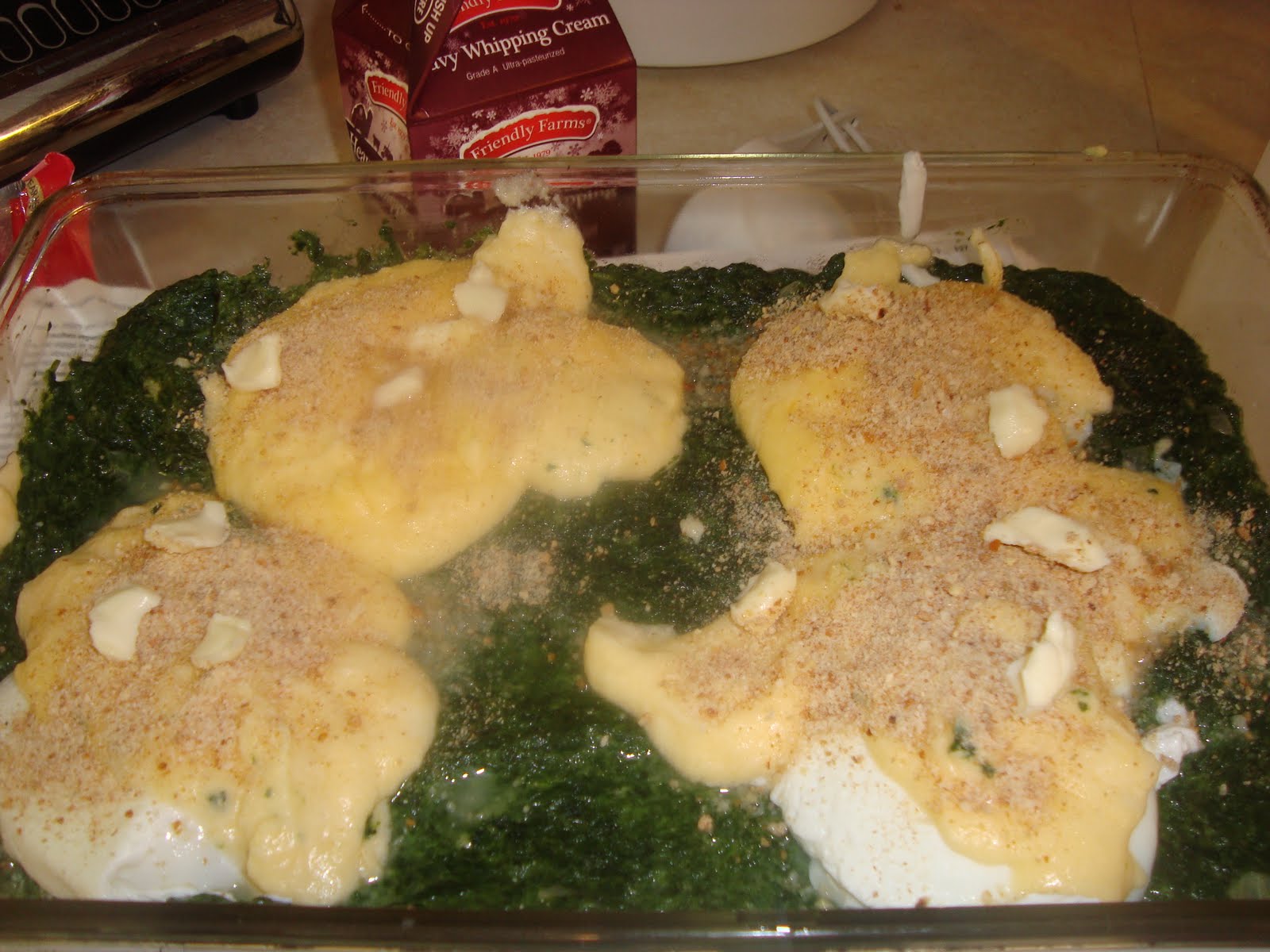 The Joy of the Joy of Cooking Eggs Florentine (p. 197), Creamed