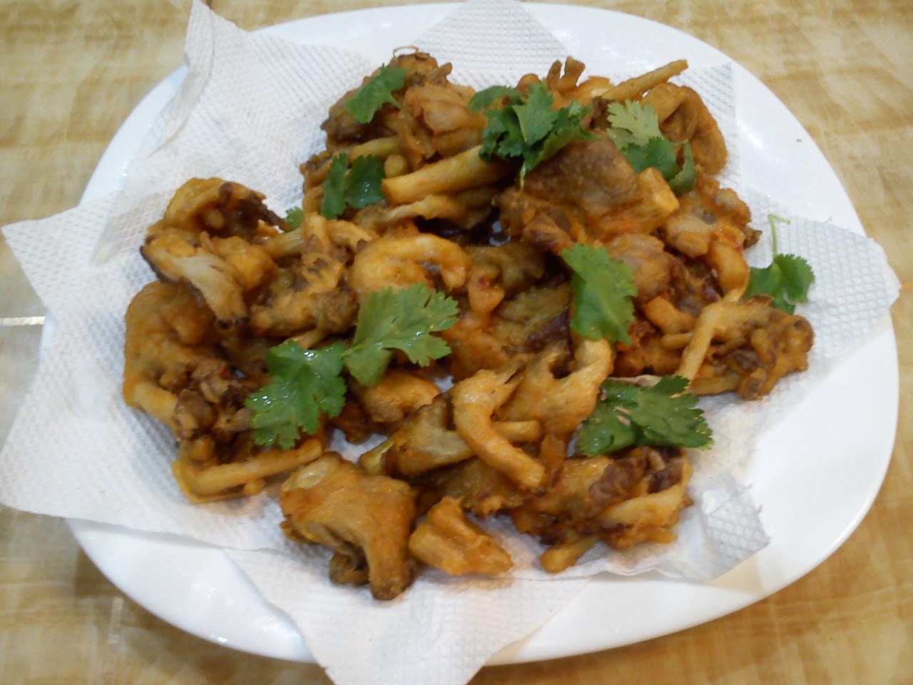 sarguna's fantabulous kitchen Deep Fried Oyster Mushrooms
