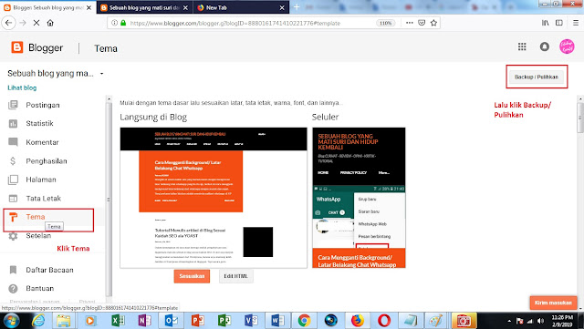 Cara Mengubah Template Blogspot dengan Mudah dan  Cepat 