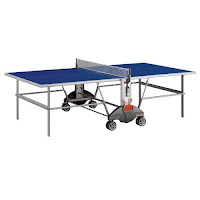 Kettler Champ 3.0 Outdoor Table Tennis Table, completely weatherproof, non-glare tournament top, certified true tournament bounce, smooth/even tournament lines/playing surface