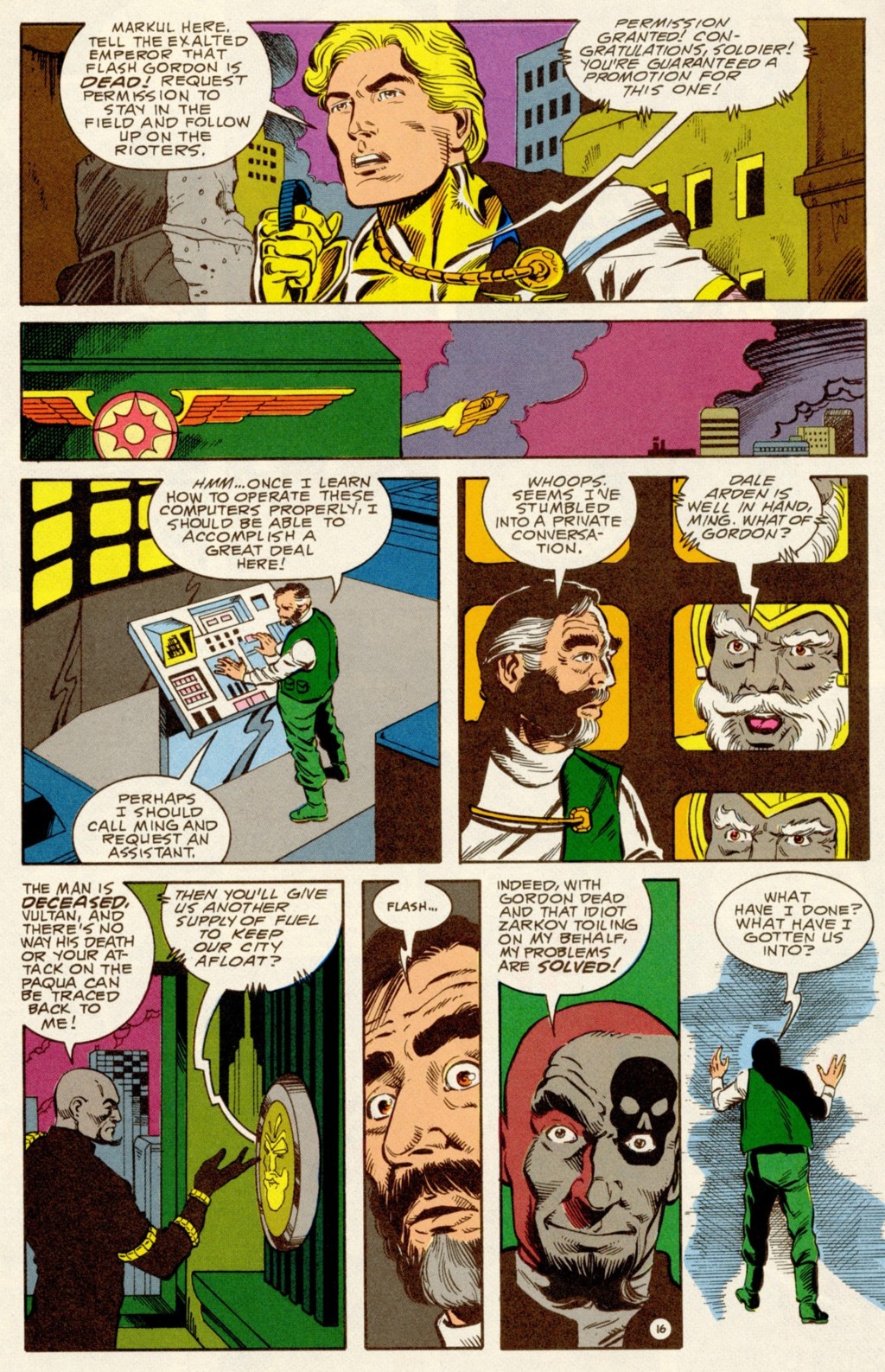 Read online Flash Gordon (1988) comic -  Issue #4 - 17