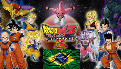 Dragon Ball Z Budokai Tenkaichi 3 Versão Brasileira BETA 2 DUBLADO!! -  Menus + Personagens 