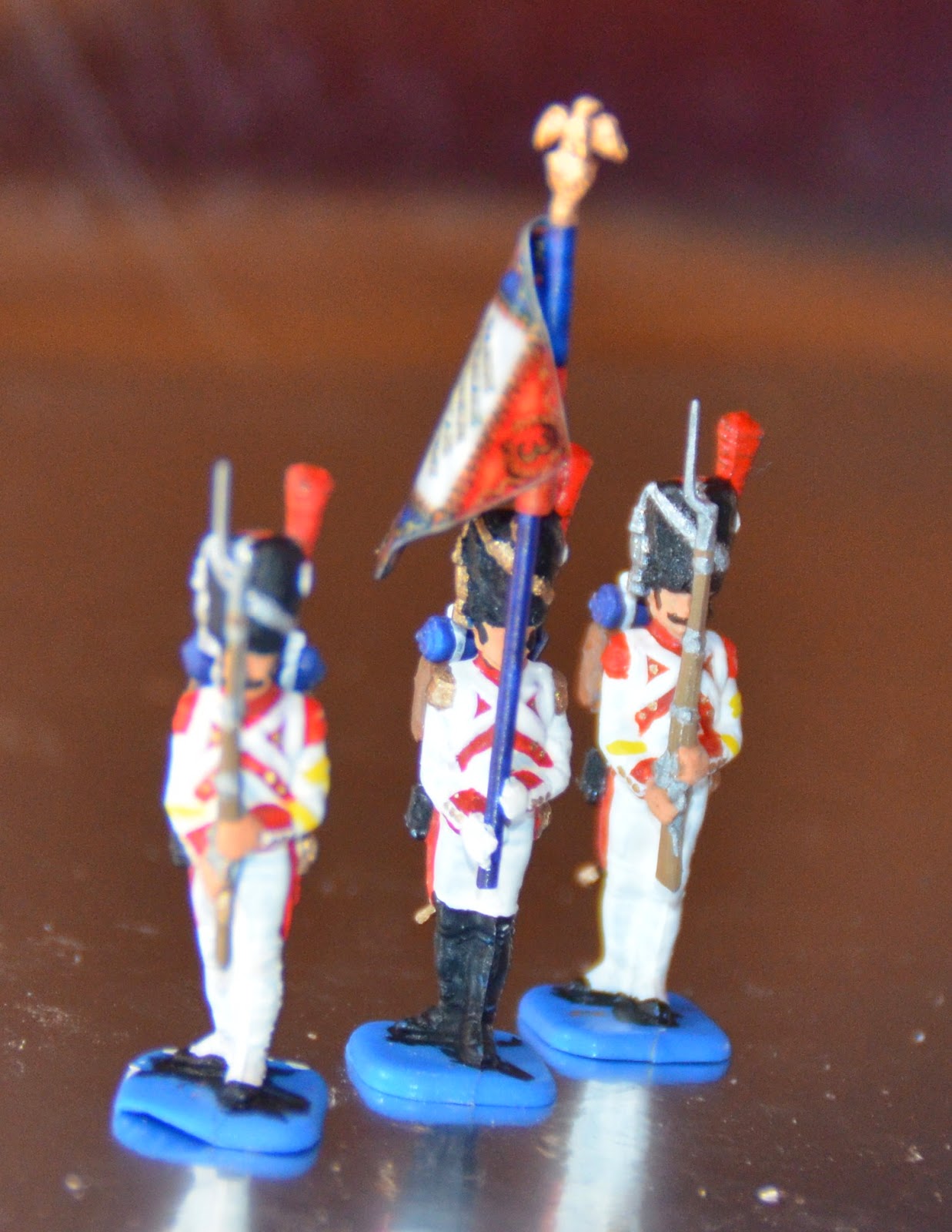 Dioramas 1/72 3éme régiment à pied de la garde impériale napoléonienne