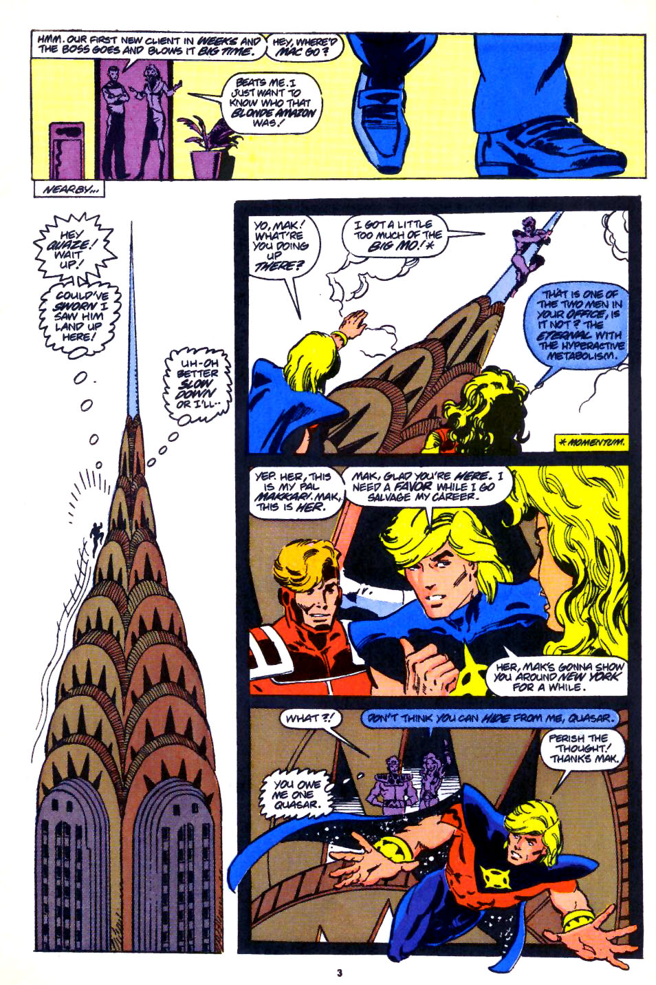Read online Quasar comic -  Issue #30 - 4