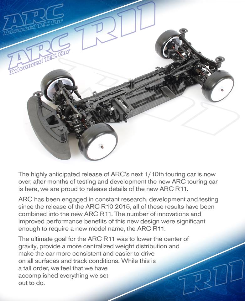 ARC最新ツーリングカー「R11」写真公開|ラジコンもんちぃ - ラジコン 