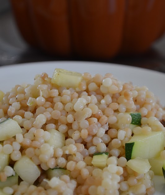 Stuff, Things, etc.: Zucchini Israeli Couscous