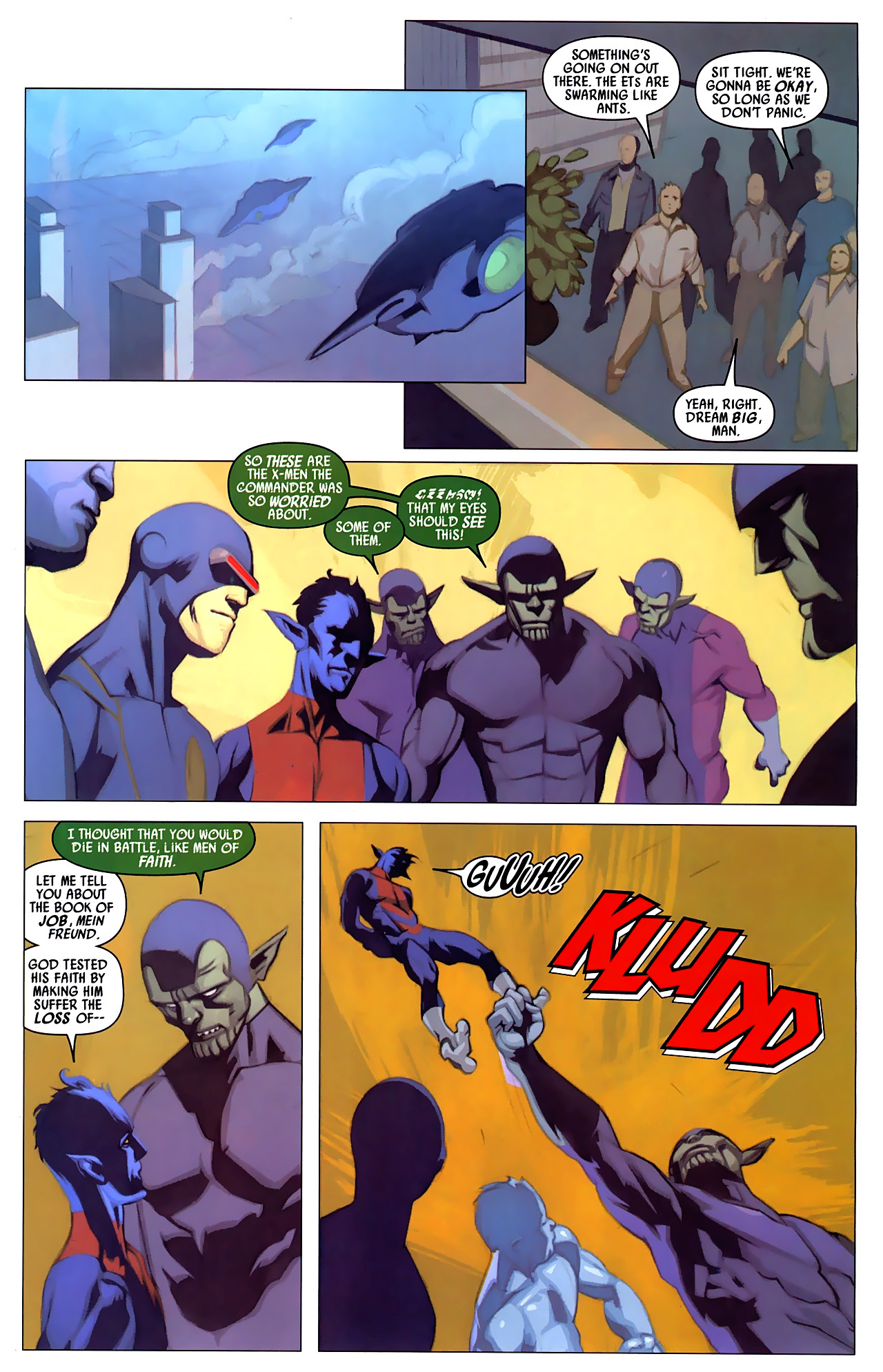 Read online Secret Invasion: X-Men comic -  Issue #4 - 12