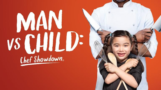 Rancangan terbaru di Lifetime. Aksi Memasak Si cilik, Estie Kung dalam rancangan Man vs Child : Chef Showdown