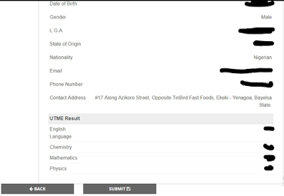 How to Process FUOtuoke Post UTME Application