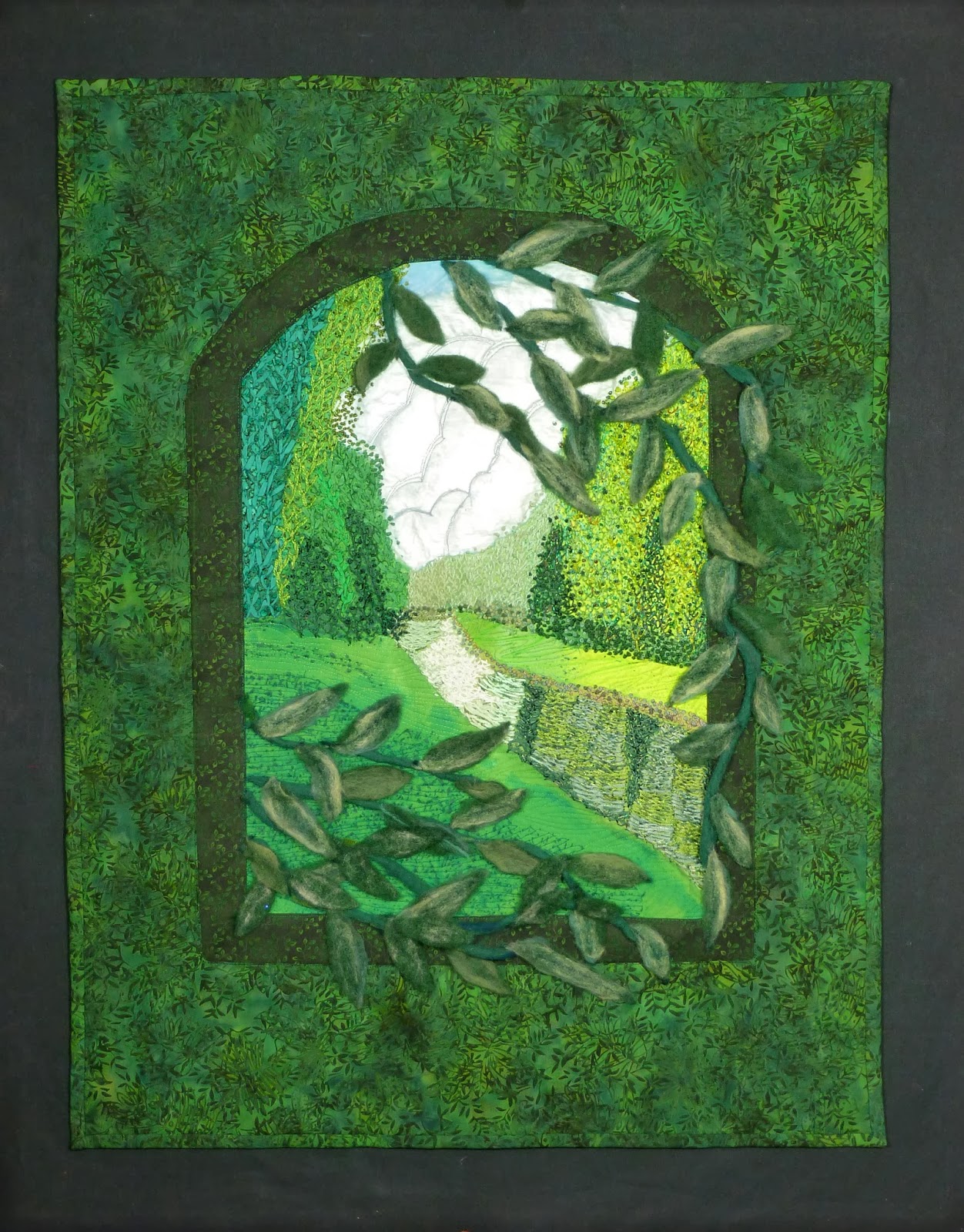 Diane Cadrain Stitching It All Together Trout Brook Flood Plain