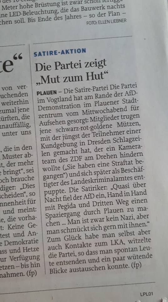 Mut Zum Hut Die Partei Kv Vogtland