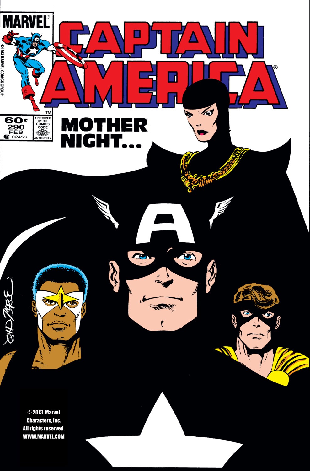 Read online Captain America (1968) comic -  Issue #290 - 1