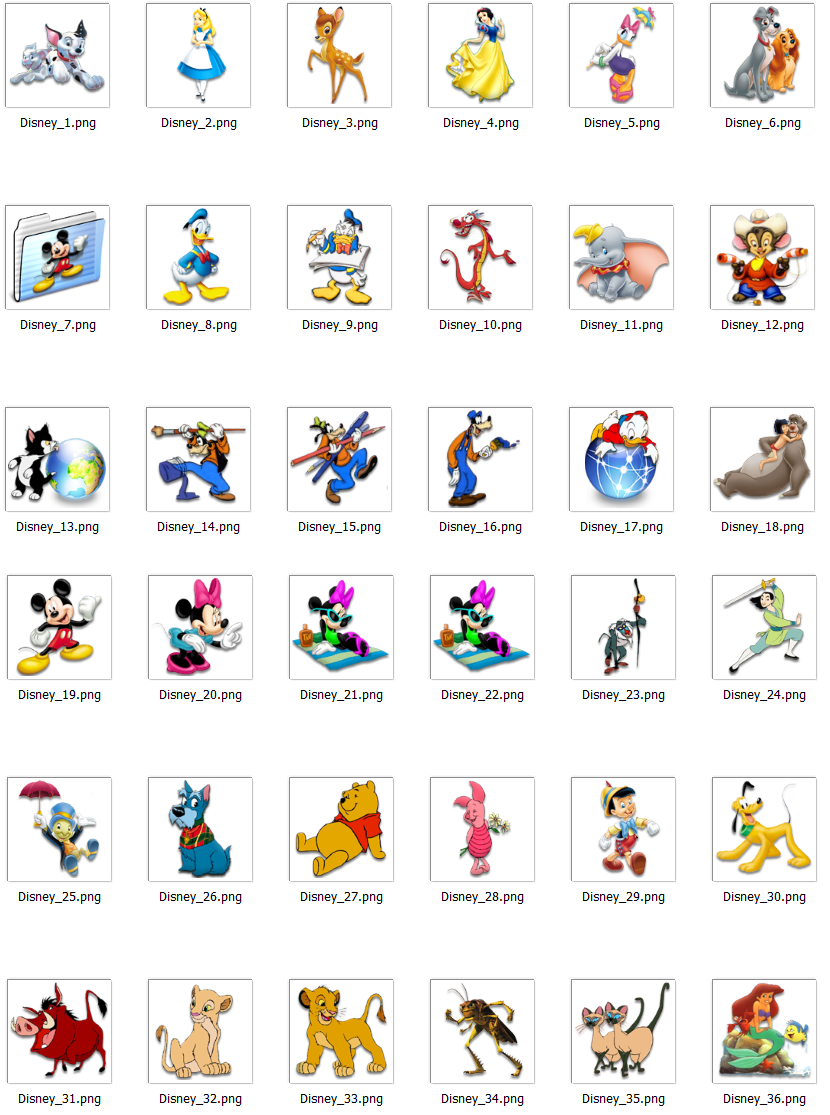 Download Free Icons 43 Free Disney Icons