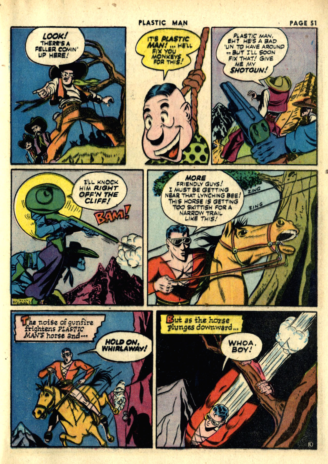 Read online Plastic Man (1943) comic -  Issue #1 - 53