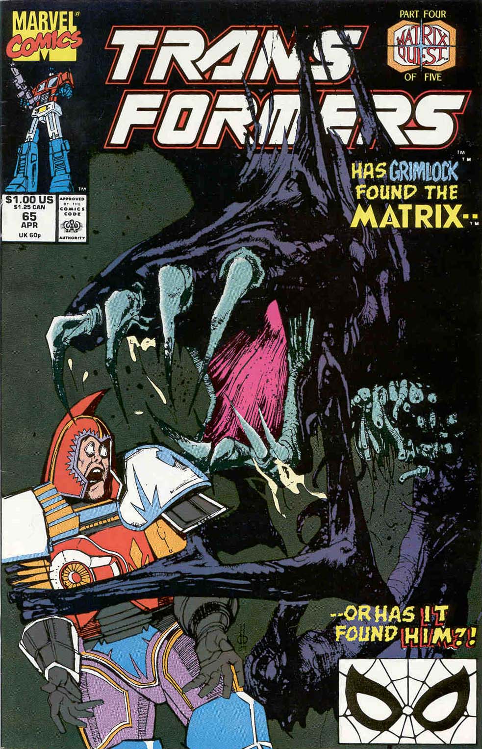Read online The Transformers (1984) comic -  Issue #65 - 1