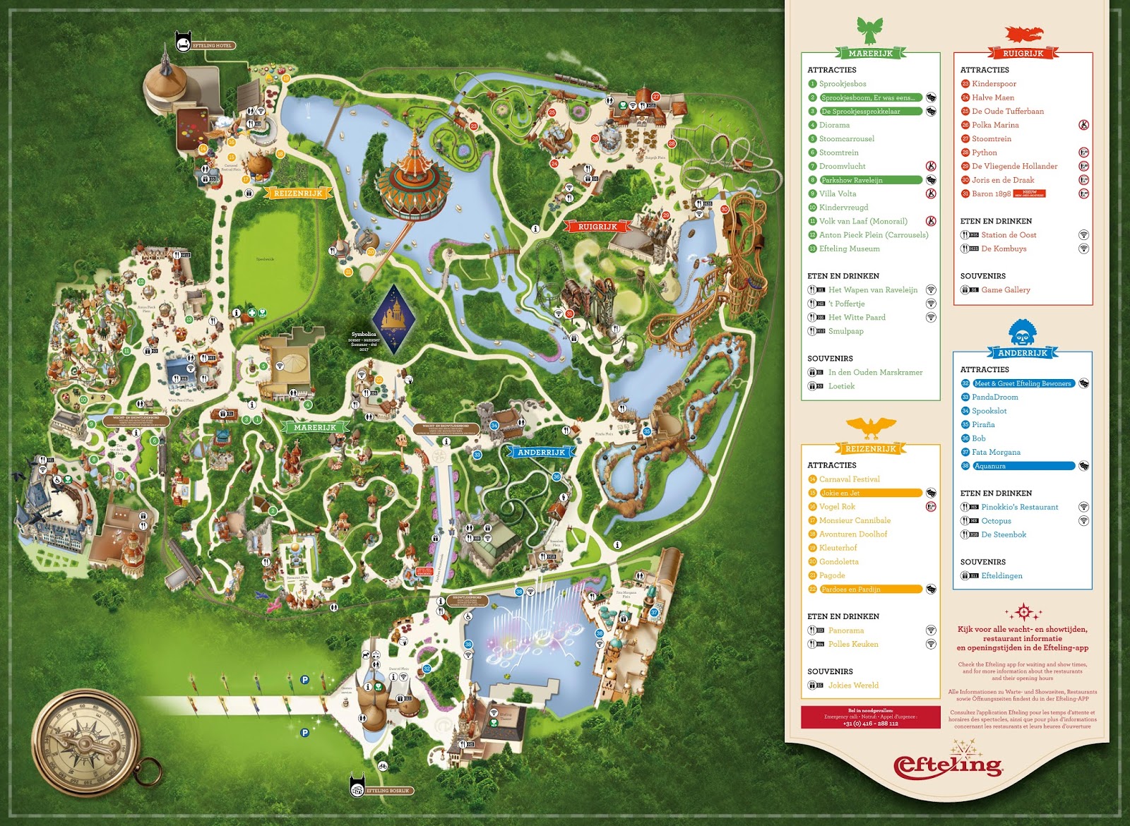 Carte Puy du Fou  Plan des spectacles, restaurants et villages du parc