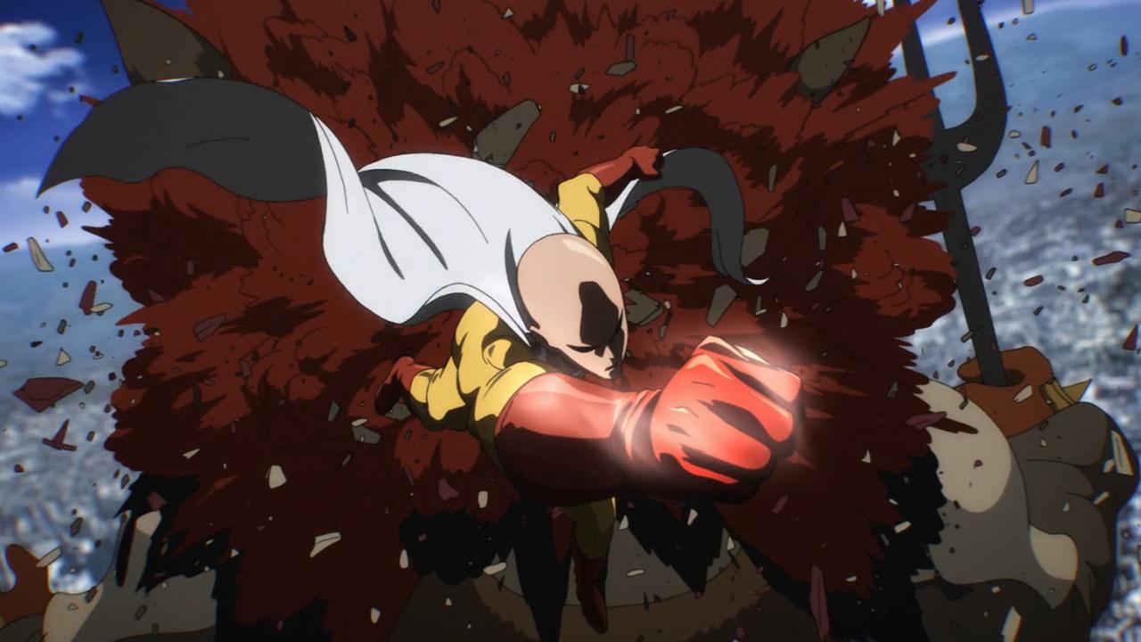 Quadro Anime One Punch Man Saitama Cartoon Desenho Mangá