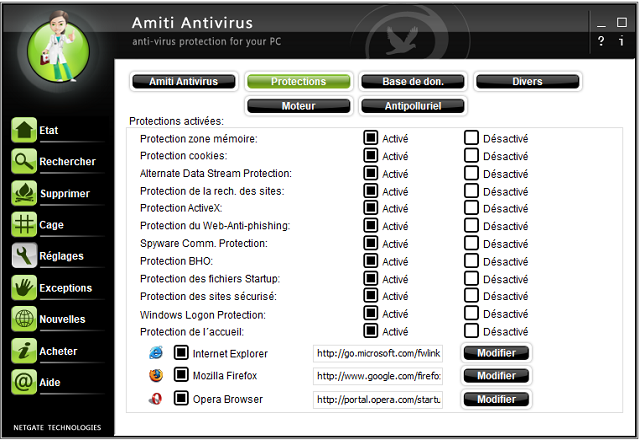 تحميل برنامج الحماية من الفيروسات والبرمجيات الضارة Amiti Antivirus مجانا